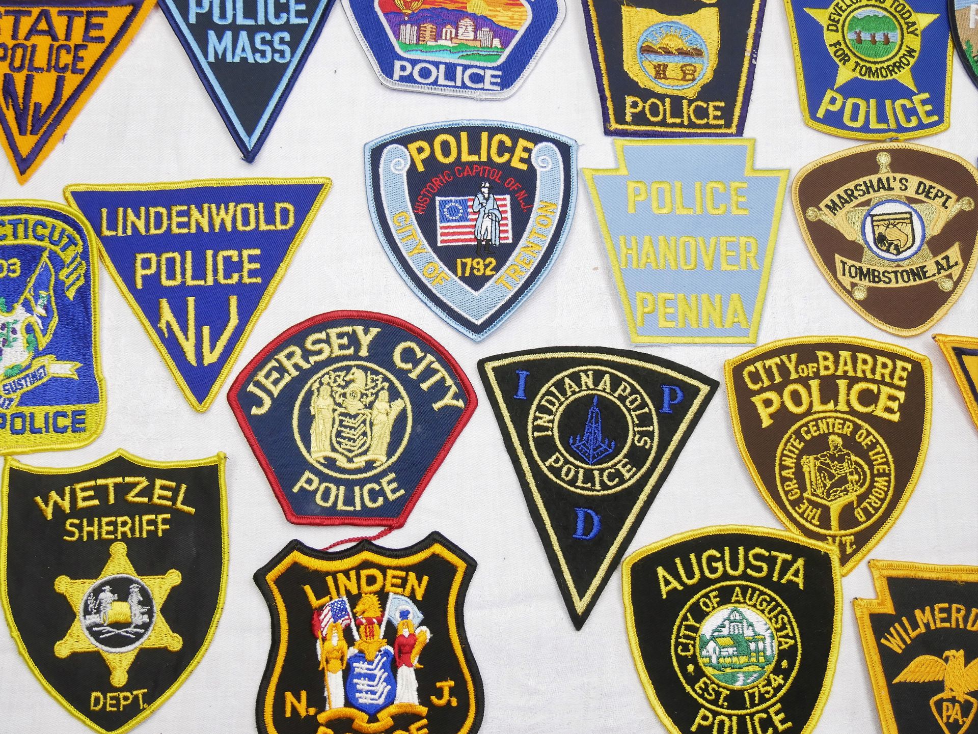 Aus Sammlung! USA Patches, Police Abzeichen. Insgesamt 20 Stück. - Bild 2 aus 2