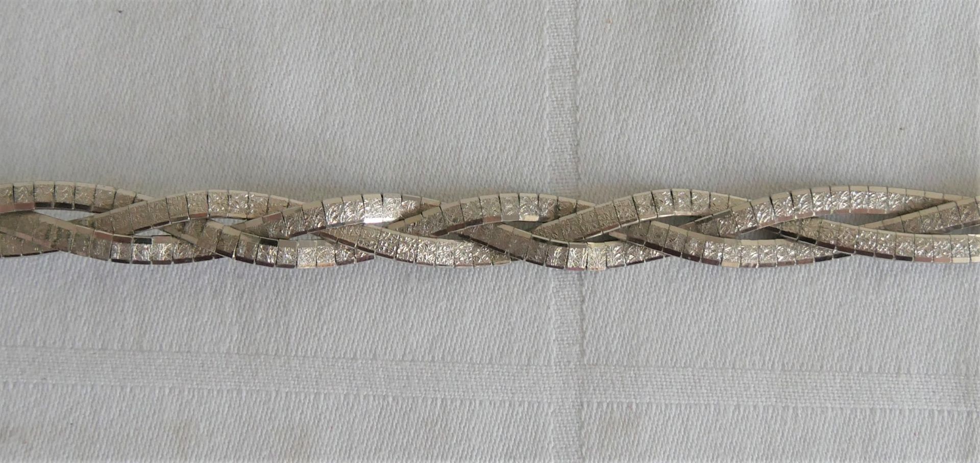 Armband, 835er Silber gepunzt, Länge ca. 20 cm. - Image 2 of 2