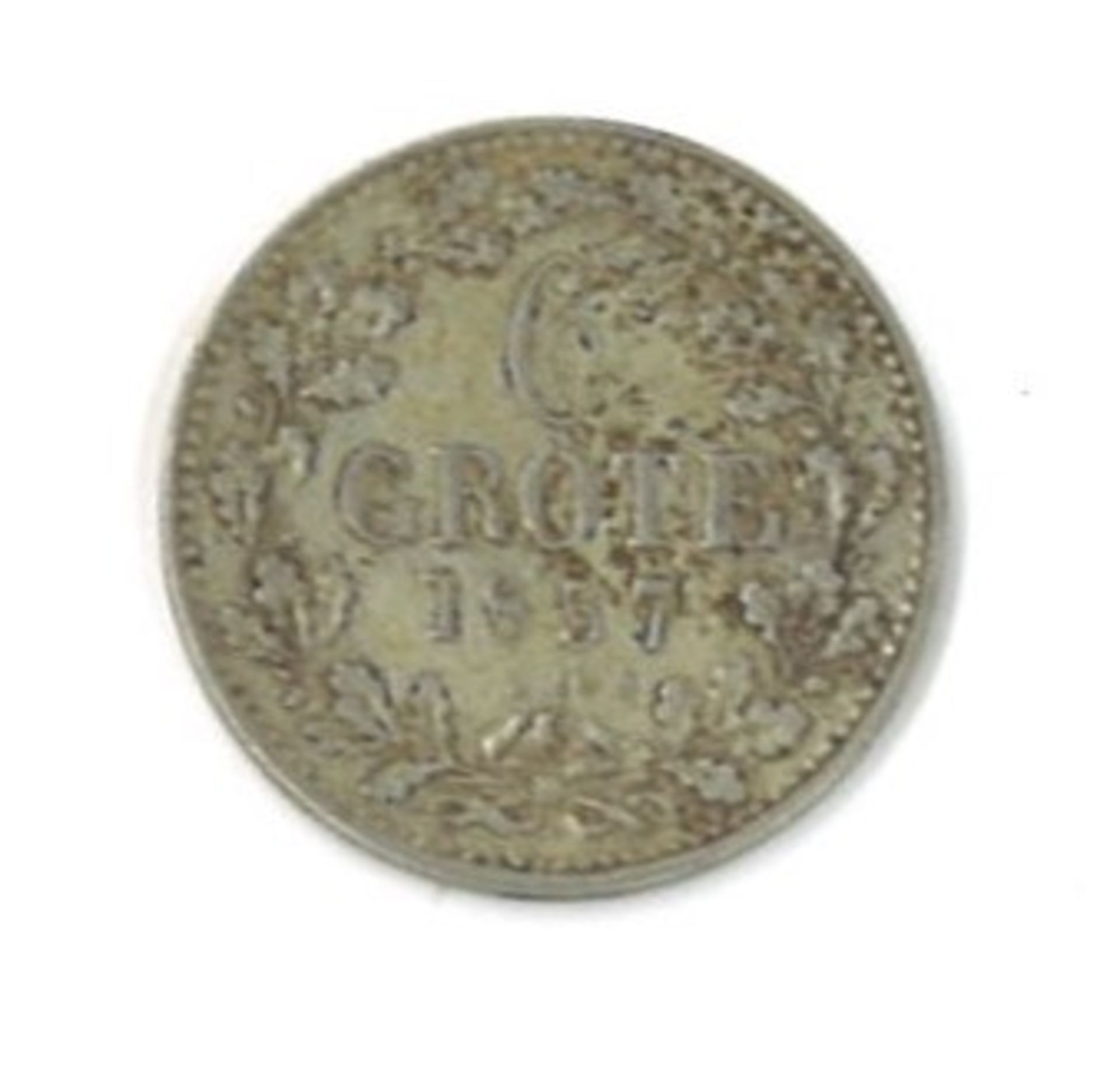Silbermünze 6 Grote 1857 Bremen Zustand ss