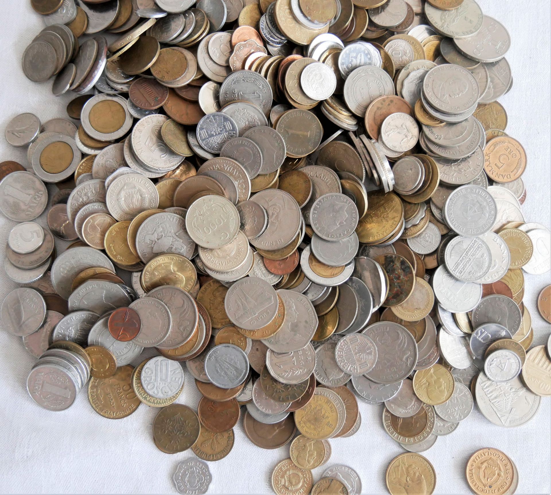 Lot Münzen Kiloware aus Auflösung. Gewicht ca. 3 kg - Image 2 of 2