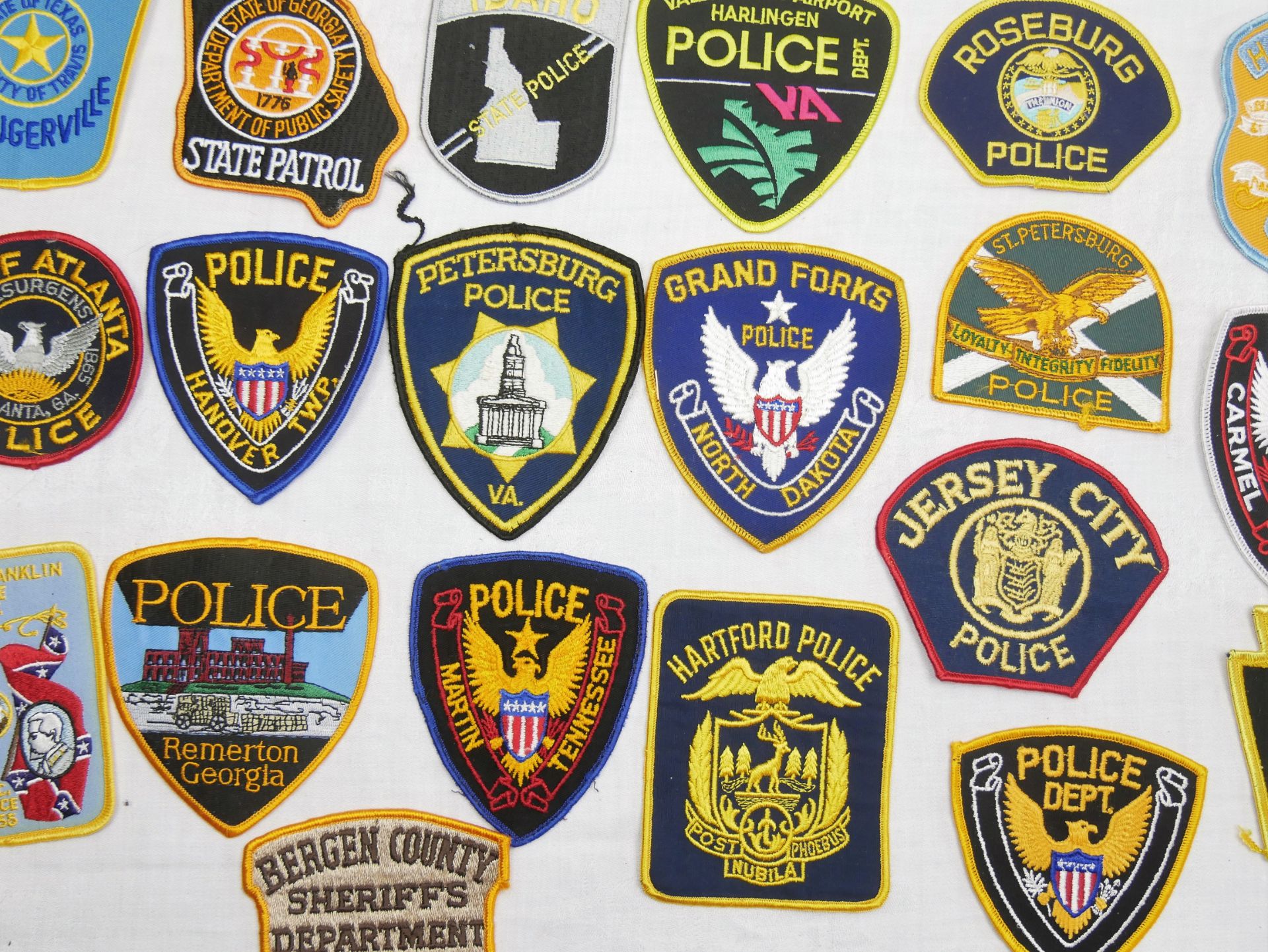 Aus Sammlung! USA Patches, Police Abzeichen. Insgesamt 20 Stück. - Image 2 of 2