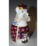 ROYAL CROWN DERBY MODEL OF A SCOTTISH TERRIER