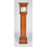 AN 18TH CENTURY AND LATER ENGLISH OAK LONGCASE CLOCK