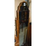 EARLY 20TH CENTURY MAHOGANY CHEVAL MIRROR.