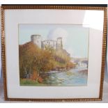 •AR A. P. THOMSON RSW (SCOTTISH 1887-1962) BAYNARD CASTLE, YORKSHIRE WATERCOLOUR ON PAPER, SIGNED "A