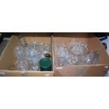 TWO BOXES - ASSORTED GLASSWARE