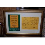 FOOTBALL MEMORABILIA - ARMY VERSUS HOME GUARD PLAYED AT TYNECASTLE PARK, A WARTIME MATCH, A