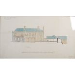 James A Hood for Sir Robert Stodart Lorimer KBE (Scottish 1864 - 1929) Five architectural drawings