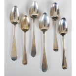 A collection of Scottish Provincial silver teaspoons, Aberdeen, late 18th century, to include; a