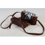 A Leica IIIa Rangefinder camera, circa 1935-38, No.129467, fitted with a Leitz Elmar f/3.5, 50mm