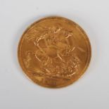 A George V gold Sovereign dated 1912