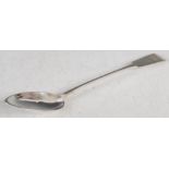 A Scottish Provincial silver Fiddle pattern gravy spoon, George & Alexander Booth, Aberdeen, c.1830,