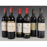 Vintage wine- Six bottles to include, two Chevalier de Gruaud, Saint-Julien, 1994, 12.5% vol.,