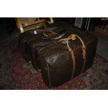 THREE LOUIS VUITTON MONOGRAMMED SIRIUS 70 SUITCASES, ALL WITH ORIGINAL PADLOCKS AND KEYS