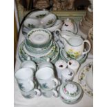 ROYAL WORCESTER 'HERBS' PATTERN PART DINNER SET.