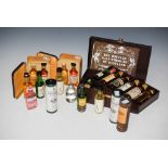 COLLECTION OF ASSORTED SCOTCH WHISKY MINIATURES TO INCLUDE BOXED GRAEME 1990 HIGHLAND WEEKEND SET OF