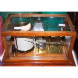 AN EARLY 20TH CENTURY MAHOGANY CASED BAROGRAPH.