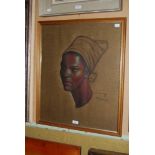 AFTER VLADIMIR GRIGORYEVICH TRETCHIKOFF (RUSSIAN 1913 - 2006)STUDY OF A BLACK WOMAN, ORIGINAL