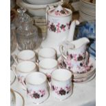 PARAGON 'MICHELLE' PATTERN PART COFFEE SET.