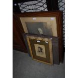 THREE LATE 19TH / EARLY 20TH CENTURY FRAMED PHOTOGRAPHIC PRINTS, INCLUDING A LAFAYETTE BLACK AND