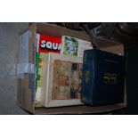 BOX OF ASSORTED VINTAGE GAMES.