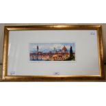 Y. MUST, 'FIRENZE '98', WATERCOLOUR SIGNED AND DATED FRAMED AND GLAZED