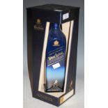 A BOXED LIMITED EDITION JOHNNIE WALKER BLUE LABEL BLENDED SCOTCH WHISKY, 40% VOLUME, 750ML, THE