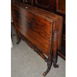 A 19TH CENTURY MAHOGANY SUTHERLAND TABLE