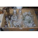 BOX - ASSORTED GLASSWARE