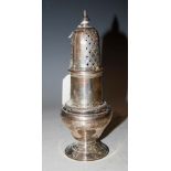 LONDON SILVER SUGAR CASTER, 4.7 TROY OZ.