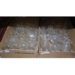 THREE BOXES OF ASSORTED GLASSWARE