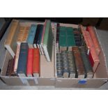 TWO BOXES - ASSORTED VINTAGE BOOKS TO INCLUDE EXAMPLES ON BIRDS, GARDENING, HISTORY, SCOTLAND AND
