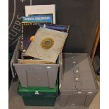 THREE BOXES OF ASSORTED VINTAGE VINYL LPS, CIRCA 1960-1980'S