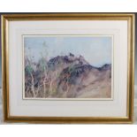 AR CECIL ARTHUR HUNT VPRWS RBA (BRITISH 1873 - 1965) AVIGLIANA TEMPERA ON PAPER/CARD, SIGNED 'C A