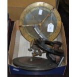 FIRST WORLD WAR COMPASS BY CREAGH-OSBORNE DATED 1915 TOGETHER WITH REMAINING OTHER COMPASS