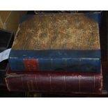ONE PART LEATHER BOUND VOLUME PUNCH 1902 TOGETHER WITH A LEATHER BOUND VOLUME LEECH'S PICTURES
