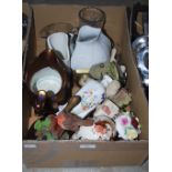 BOX - ASSORTED HOUSEHOLD CERAMICS AND GLASSWARE