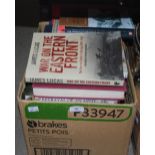 BOX - ASSORTED BOOKS, MAINLY MILITARY INTEREST