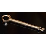 AN EARLY 20TH CENTURY 9CT YELLOW GOLD CIGAR PIERCER/PUNCH, BRITISH HALLMARKS, APPROXIMATELY 8.6G