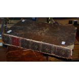 ONE LEATHER BOUND VOLUME, THE BOOK OF MARTYRS, JOHN FOX, PRINTED FOR THOMAS KELLY, 1811