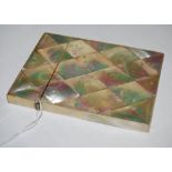 A VICTORIAN MOTHER OF PEARL CALLING CARD CASE