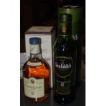 TWO BOXED BOTTLES OF SINGLE MALT SCOTCH WHISKY TO INCLUDE DALWHINNIE 15 YEARS OLD AND GLENFIDDICH 12