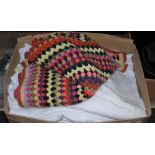BOX - ASSORTED NAPERY LINEN AND CROCHET