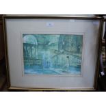 TWO FRAMED WILLIAM RUSSELL FLINT PRINTS, INCLUDING A LIMITED EDITION BLIND STAMPED PRINT OF BATHERS