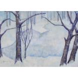 Fairgrieve (20th Century) Winter Woodland Landscape oil signed and dated '59 lower left 32.5cm x