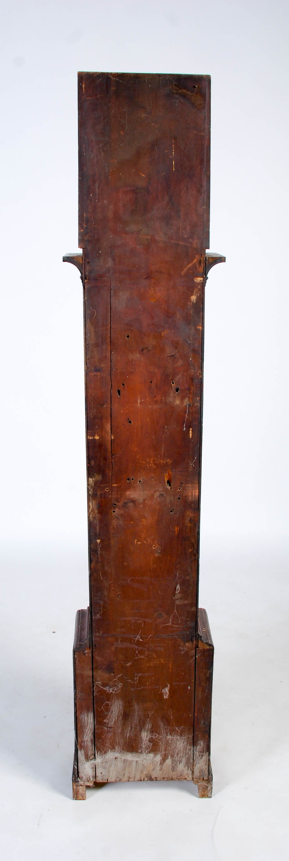 A late 18th century Scottish mahogany longcase clock by Charles Hogg, Prestonpans, the flat top case - Image 9 of 9