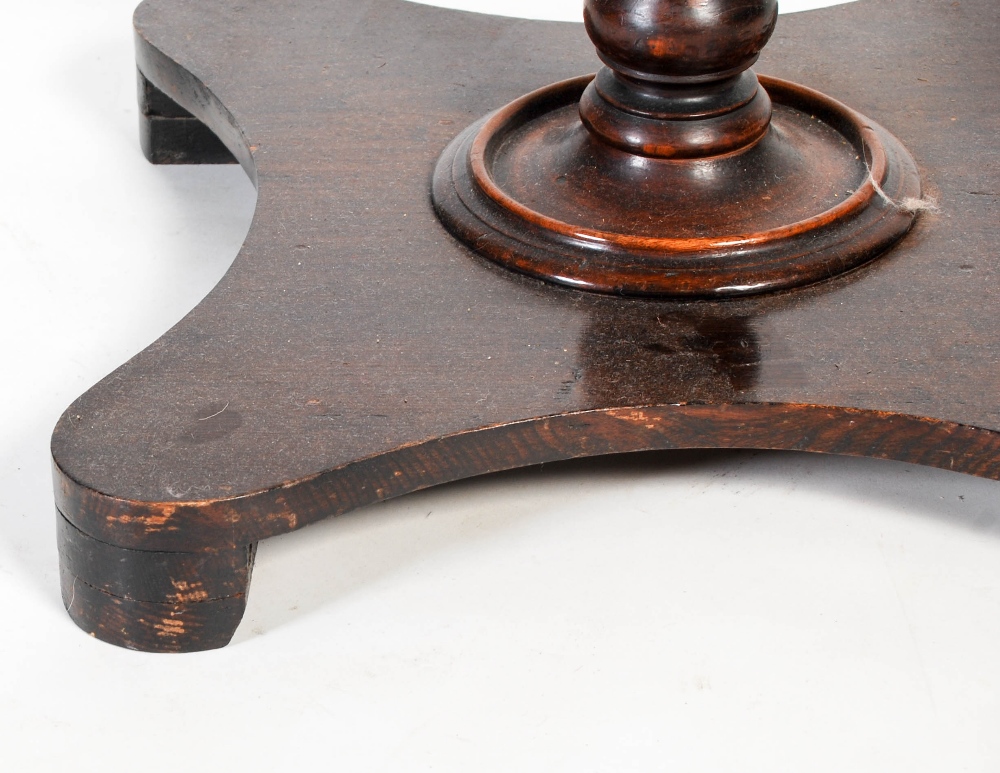 A late 19th / early 20th century turned mahogany and antelope horn mounted coat stand, the horns - Image 5 of 11