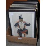 A GROUP OF TWELVE ASSORTED VANITY FAIR COLOURED PRINTS