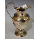 LONDON SILVER JUG, 8.2 TROY OZS