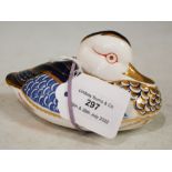 A ROYAL CROWN DERBY MODEL OF A DUCK